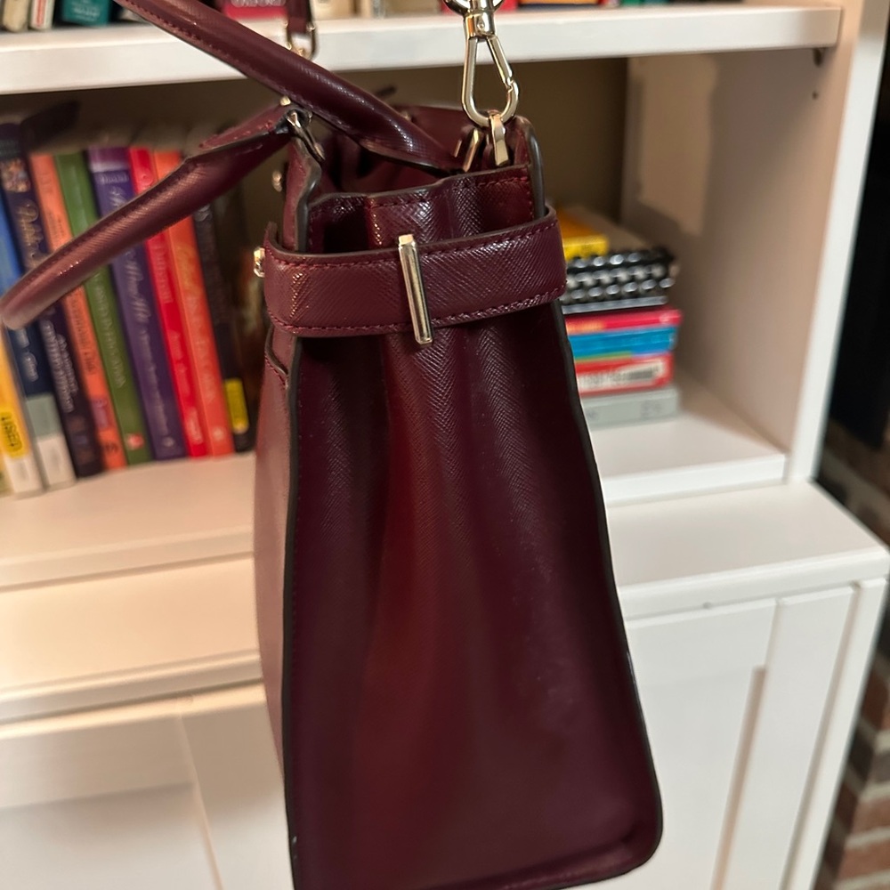 kate spade New York Women’s Leather Briefcase Bag - Burgundy - Picture 14 of 14